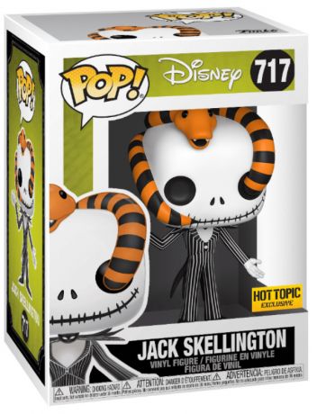 Figurine Funko Pop L'étrange Noël de M. Jack [Disney] #717 Jack Skellington avec serpent