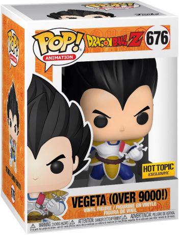 Figurine Funko Pop Dragon Ball #676 Vegeta (Over 9000!) (DBZ)