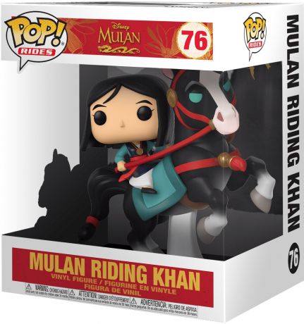 Figurine Funko Pop Mulan [Disney] #76 Mulan Chevauchant Khan - 15 cm