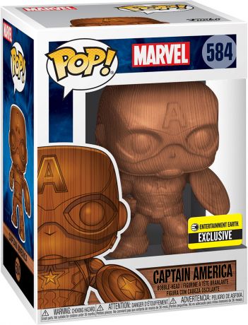 Figurine Funko Pop Marvel Comics #584 Captain America (Bois)