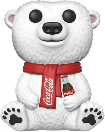 Figurine Funko Pop Icônes de Pub #59 Ours Polaire Coca-Cola - 25 cm