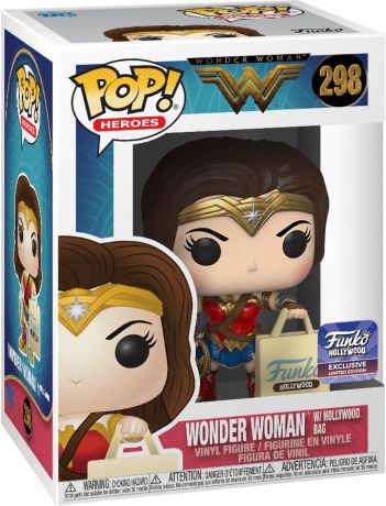 Figurine Funko Pop Wonder Woman [DC] #298 Wonder Woman avec Sac Hollywood