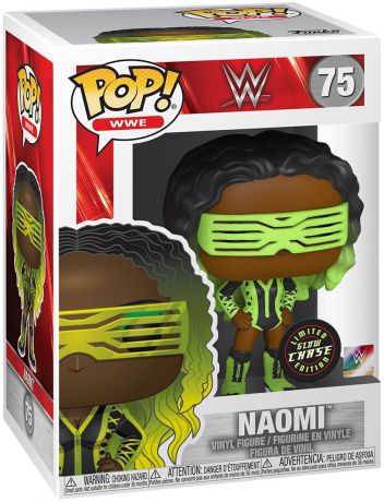 Figurine Funko Pop WWE #75 Naomi - Brillant dans le noir [Chase]