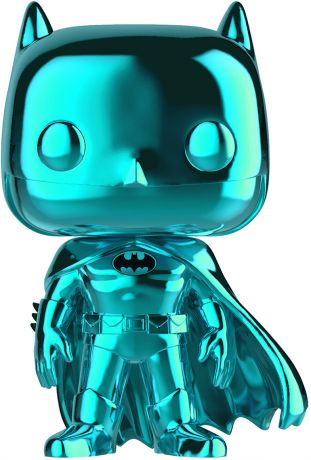 Figurine Pop Batman [DC] #144 pas cher : Batman - Chromé Teal