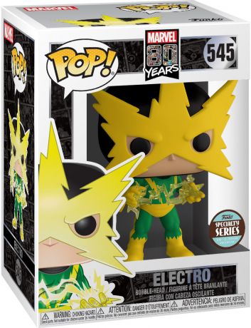 Figurine Funko Pop Marvel 80 ans #545 Electro