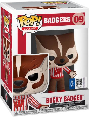 Figurine Funko Pop Mascottes Universitaires #09 Bucky Badger