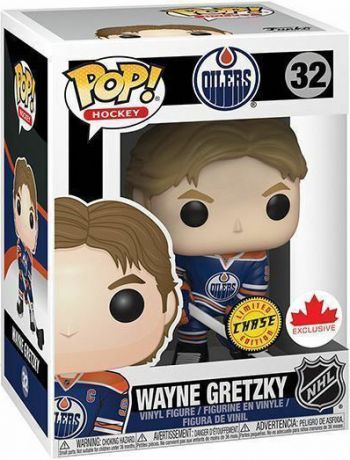 Figurine Funko Pop LNH: Ligue Nationale de Hockey #32 Wayne Gretzky avec Coupe Stanley [Chase]