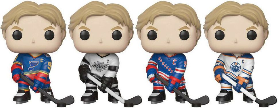 Figurine Funko Pop LNH: Ligue Nationale de Hockey Wayne Gretzky - 4-Pack