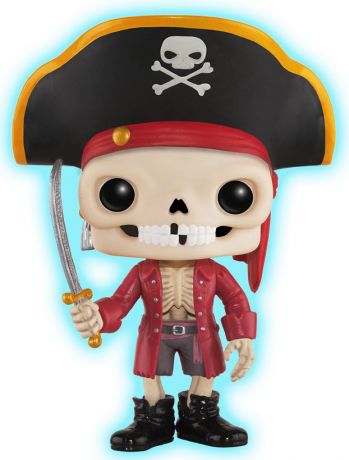 Figurine Funko Pop Pirates des Caraïbes [Disney] #258 Jolly Roger - Brillant dans le noir