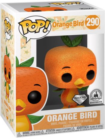 Figurine Funko Pop Parcs Disney  #290 Oiseau Orange - Pailleté