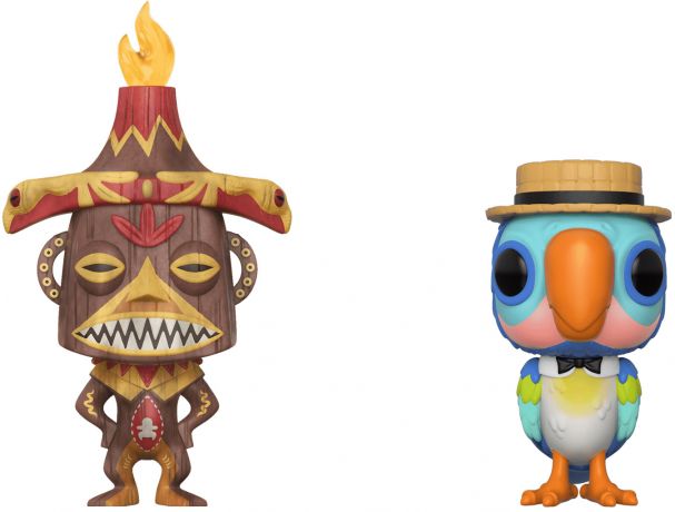 Figurine Funko Pop Parcs Disney  Pele & Barker Parrot - 2 pack