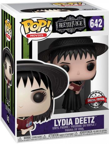 Figurine Funko Pop Beetlejuice #642 Lydia Deetz avec Livre