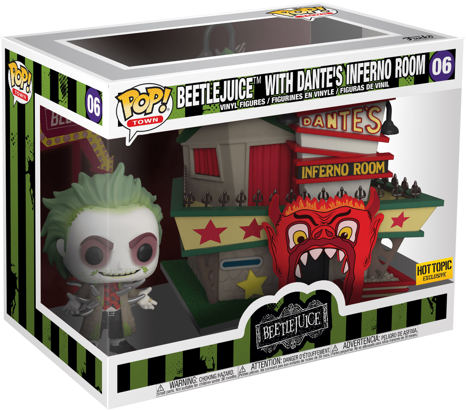Funko Pop! Beetlejuice Sammelfigur – Dante Inferno, 12,7 Cm Vinyl-Figur, Offiziell Lizenziert – Ein Muss Für Fans Und Sammler Funko Pop! Beetlejuice Sammelfigur – Dante Inferno, 12,7 Cm Vinyl-Figur, Offiziell Lizenziert – Ein Muss Für Fans Und Sammler