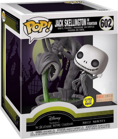 Figurine Funko Pop L'étrange Noël de M. Jack [Disney] #602 Jack Skellington dans Fontaine - Brillant dans le noir