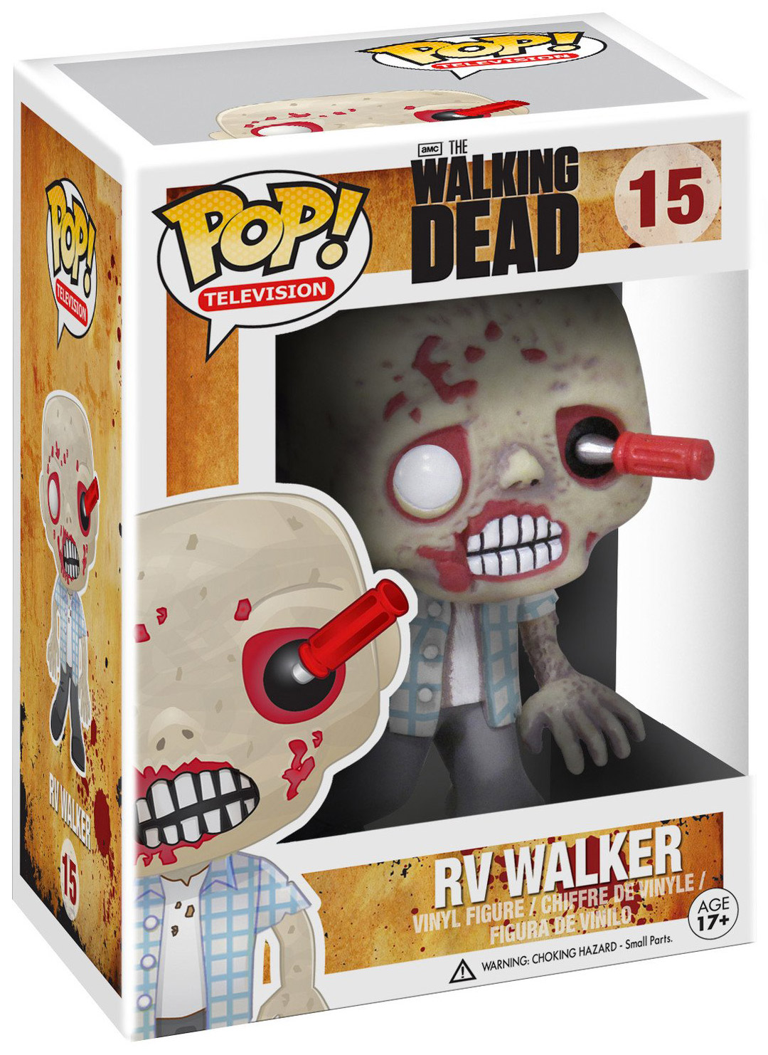 Figurine Pop The Walking Dead #15 pas chère : RV Walker Zombie
