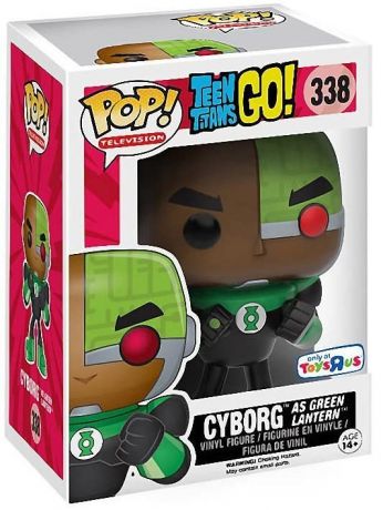 Figurine Funko Pop Teen Titans Go! #338 Cyborg en Green Lantern