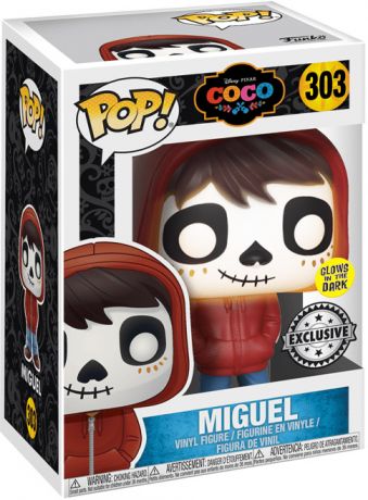 Figurine Funko Pop Coco [Disney] #303 Miguel Rivera - Brillant dans le noir