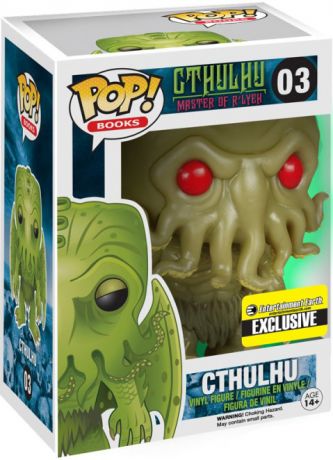 Figurine Funko Pop HP Lovecraft #03 Cthulhu - Brillant dans le noir