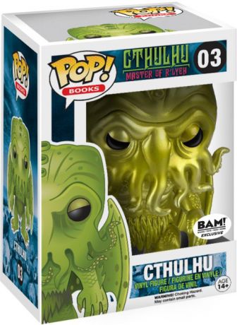 Figurine Funko Pop HP Lovecraft #03 Cthulhu - Métallique Vert