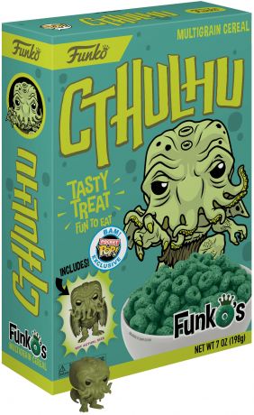 Figurine Funko Pop HP Lovecraft Cthulhu FunkO's - Céréales & Pocket