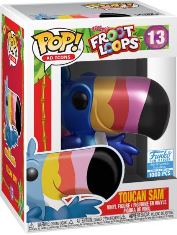 Figurine Funko Pop Icônes de Pub #13 Toucan Sam - Métallique