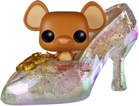 Figurine Funko Pop Cendrillon [Disney] #139 Gus Gus dans Pantoufle - Pailleté