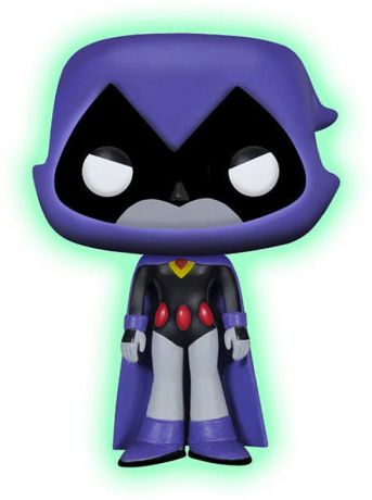 Figurine Funko Pop Teen Titans Go! #108 Raven - Brille dans le noir