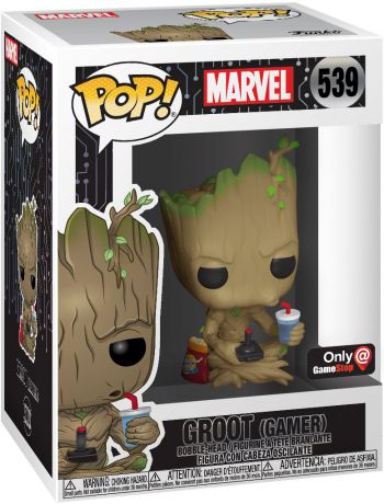 Figurine Funko Pop Marvel Comics #539 Groot (Gamer)