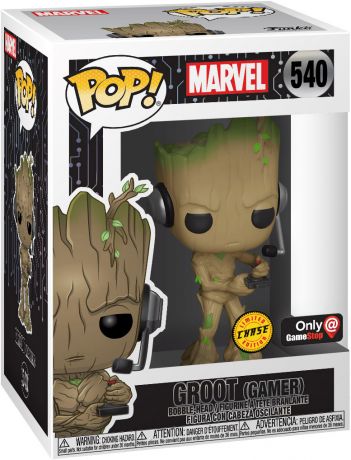 Figurine Funko Pop Marvel Comics #539 Groot (Gamer) [Chase]