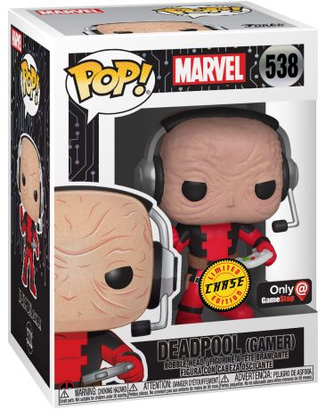 Figurine Funko Pop Marvel Comics #538 Deadpool (Gamer) [Chase]