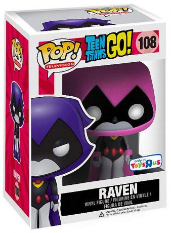 Figurine Funko Pop Teen Titans Go! #108 Raven - Rose