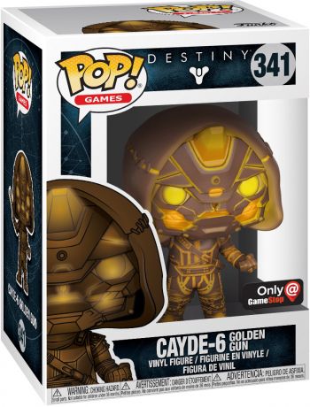 Figurine Funko Pop Destiny #341 Cayde-6 avec Pistolet en Or 