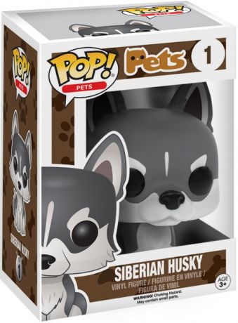 Figurine Funko Pop Animaux de Compagnie #01 Husky Sibérien 