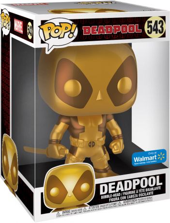 Figurine Funko Pop Deadpool [Marvel] #543 Deadpool - Métallique Or & 25 cm