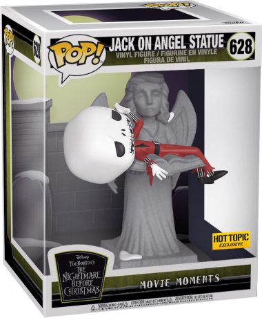 Figurine Funko Pop L'étrange Noël de M. Jack [Disney] #628 Jack sur Statue d'Ange - 15 cm