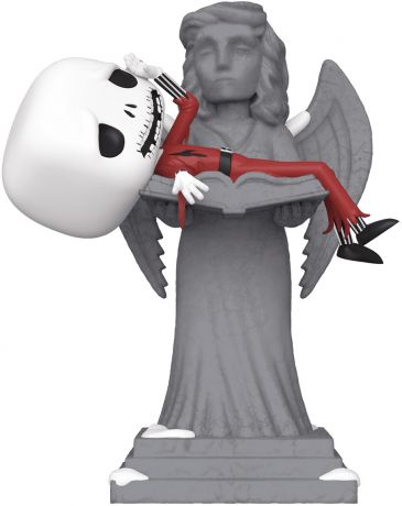 Figurine Funko Pop L'étrange Noël de M. Jack [Disney] #628 Jack sur Statue d'Ange - 15 cm