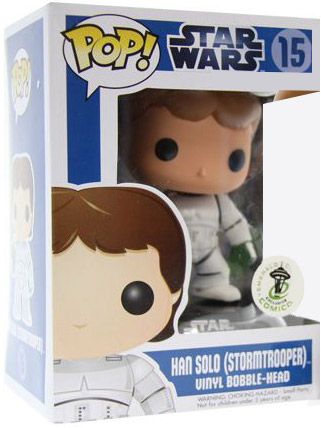 Figurine Funko Pop Star Wars 4 : Un nouvel espoir #15 Han Solo (en Stormtrooper)