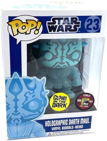 Figurine Funko Pop Star Wars 1 : La Menace fantôme #23 Dark Maul - Brillant dans le noir