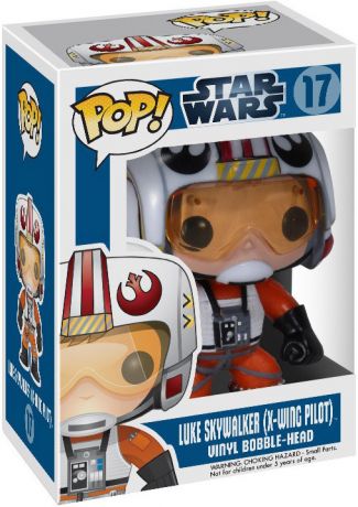 Figurine Funko Pop Star Wars 1 : La Menace fantôme #17 Luke Skywalker (Pilote X-Wing)