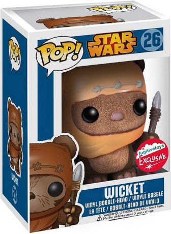 Figurine Funko Pop Star Wars 1 : La Menace fantôme #26 Wicket - Floqué