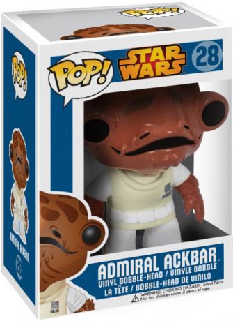 Figurine Funko Pop Star Wars 1 : La Menace fantôme #28 Amiral Ackbar
