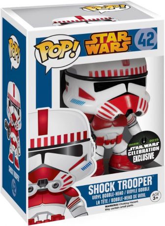 Figurine Funko Pop Star Wars 1 : La Menace fantôme #42 Shock Trooper