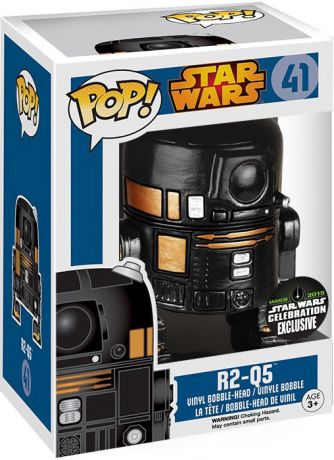 Figurine Funko Pop Star Wars 1 : La Menace fantôme #41 R2-Q5 Celebration