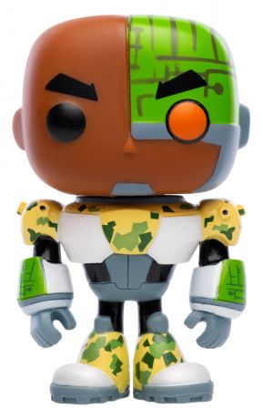 Figurine Funko Pop Teen Titans Go! #110 Cyborg - Camo