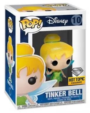 Figurine Funko Pop Peter Pan [Disney] #10 Fée Clochette - Pailleté