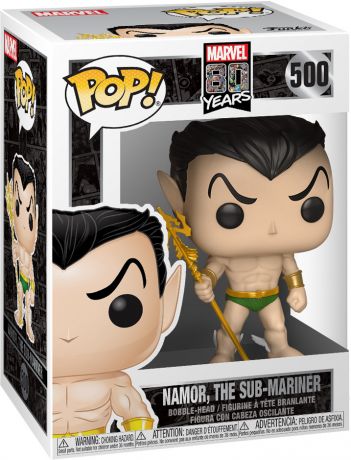 Figurine Funko Pop Marvel 80 ans #500 Namor, Le Prince des Mers