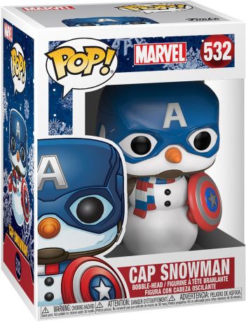 Figurine Funko Pop Marvel Comics #532 Cap Bonhomme de Neige