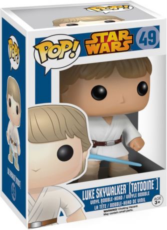 Figurine Funko Pop Star Wars 1 : La Menace fantôme #49 Luke Skywalker (Tatooine)