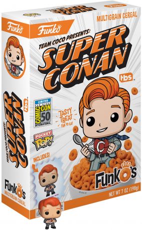 Figurine Funko Pop Conan O'Brien Super Conan FunkO's - Céréales & Pocket