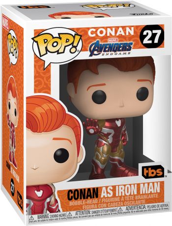 Figurine Funko Pop Conan O'Brien #27 Conan en Iron Man